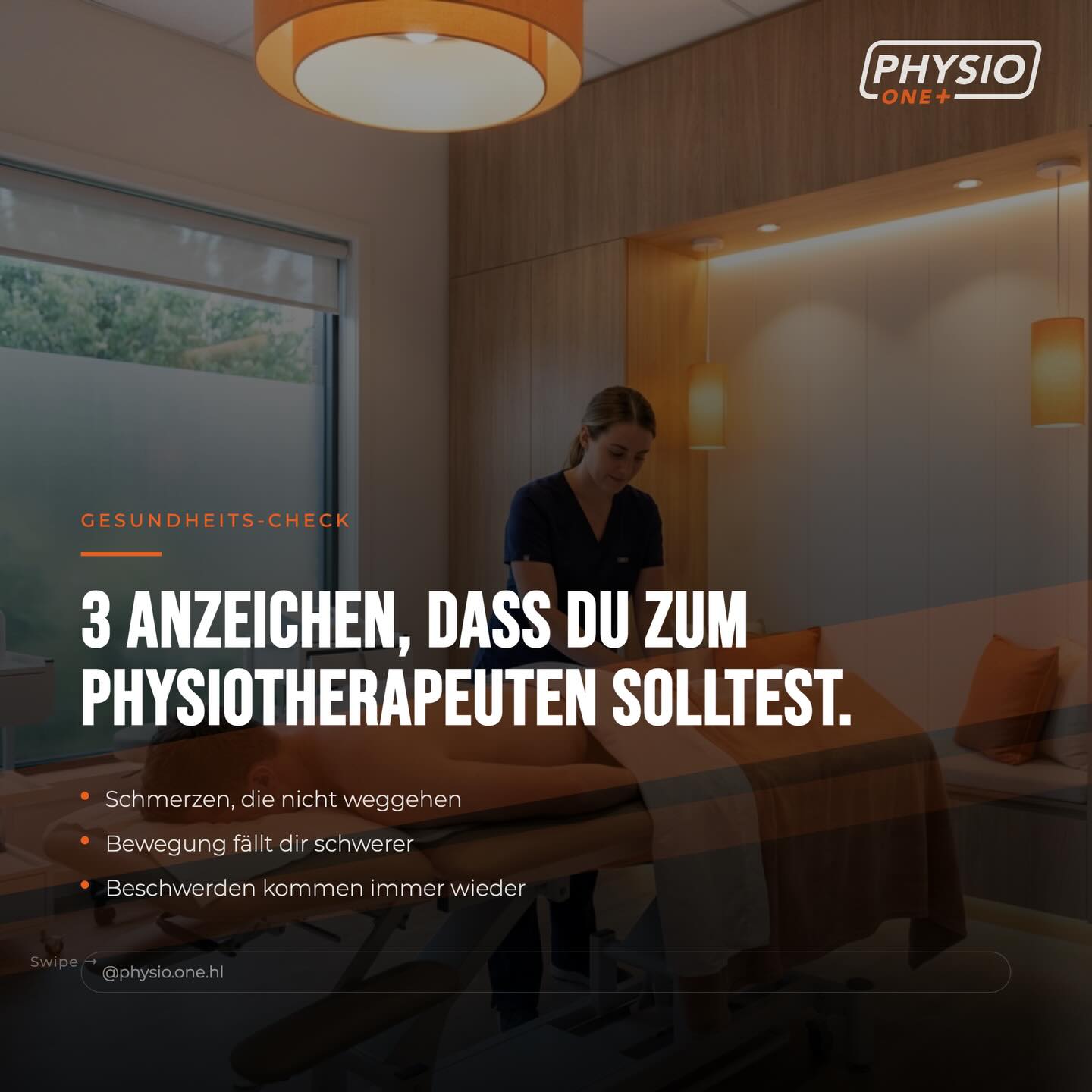 3 Anzeichen, dass du zum Physiotherapeuten solltest. 🧡