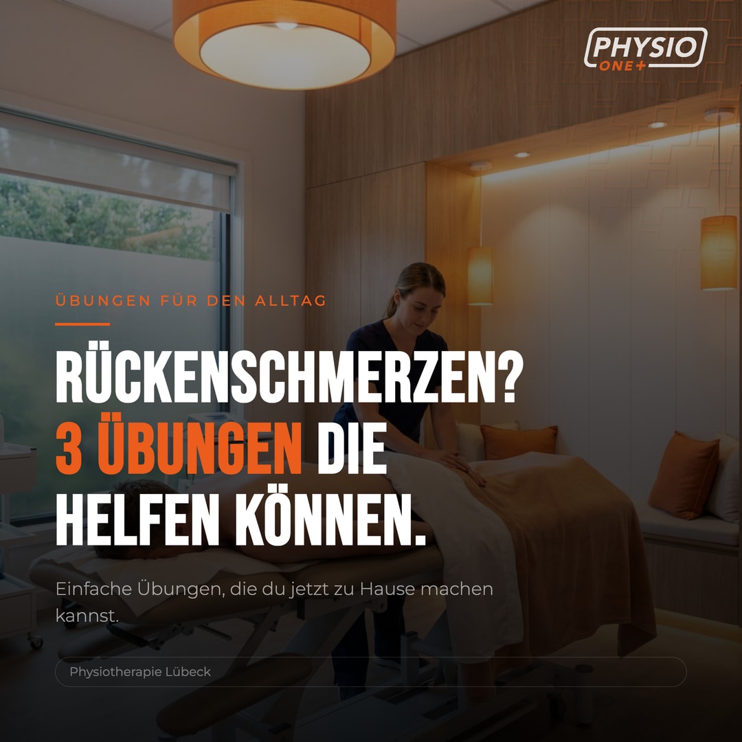 Rückenschmerzen? Diese 3 Übungen kannst du sofort machen. 🧡